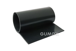 Pryž pro mechanické namáhání A590, tloušťka 1mm, BVL, šíře 1400mm, 60°ShA, antistatická, SBR-NR, -30°C/+70°C, černá